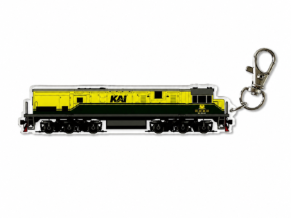 Gantungan Kunci Lokomotif Kereta Api Seri CC 201 Vintage Livery Side View