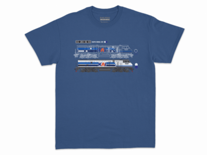Kaos Dewasa Lokomotif Kereta Api CC 203 WNB WUMBO Monoline